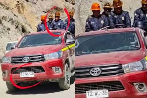 Gobernador boliviano sobre camioneta robada en Chile ,Captura