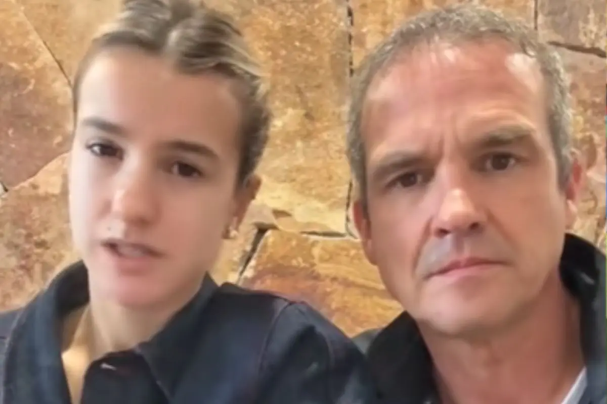 Josefa Sáez y su padre en medio de la polémica, Captura