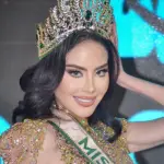 Ignacia Michelson y su corona que la distingue como miss, Instagram