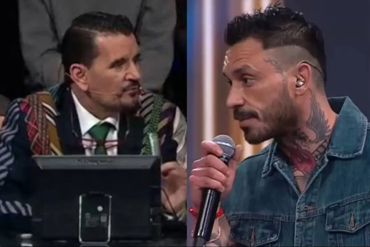Tenso encontrón entre Vasco Moulian y Mauricio Pinilla en ''Fiebre de Canto'', Captura | Fiebre de Canto