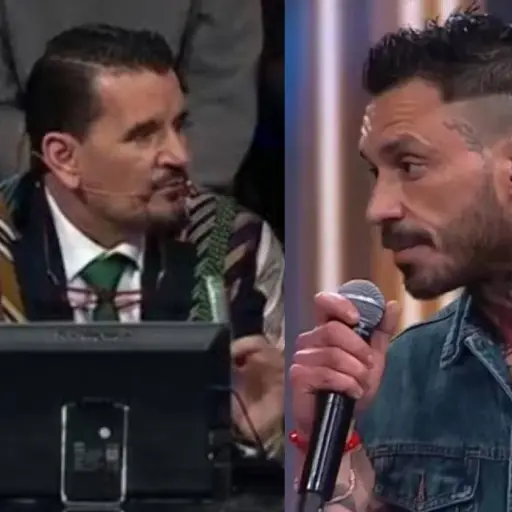 Tenso encontrón entre Vasco Moulian y Mauricio Pinilla en ''Fiebre de Canto'' ,Captura | Fiebre de Canto
