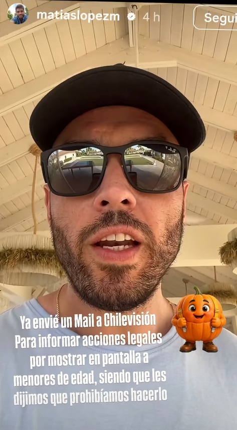 Hermano de Coté López anuncia acciones legales contra CHV - Matías López | Captura de Instagram