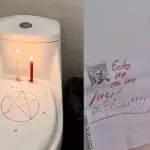 Pánico por supuesto ritual satánico en liceo de Mulchén, Redes sociales | X