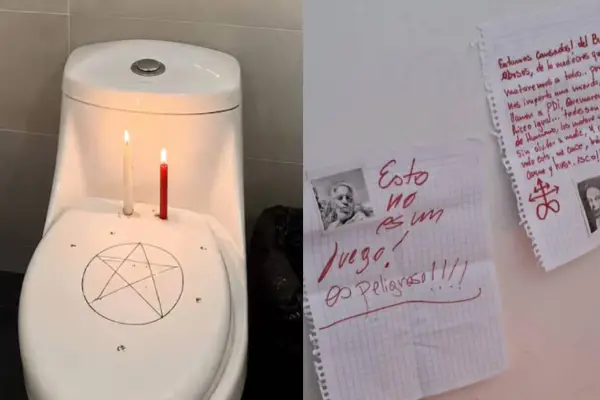 Pánico por supuesto ritual satánico en liceo de Mulchén ,Redes sociales | X