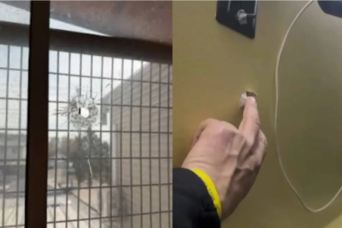 ''Bala loca'' impactó en vivienda de Ñuñoa en la previa del Superclásico, Captura | Meganoticias