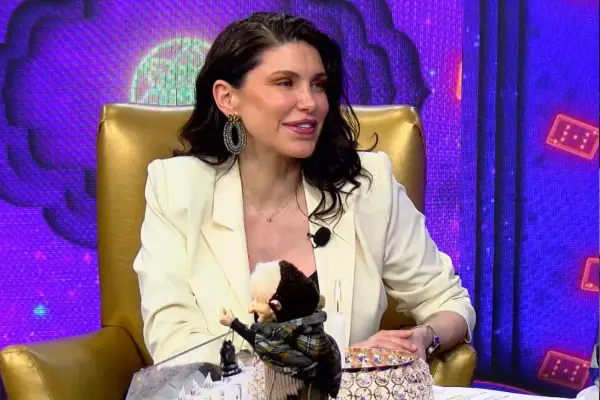 Wilma González en el estudio de \