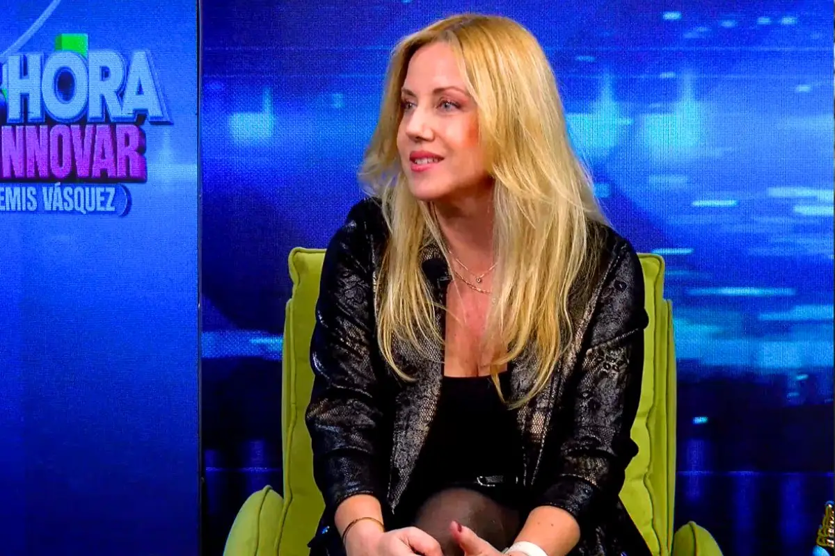 Carol Kresse en el estudio de Es Hora de Innovar, Captura