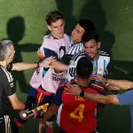 Incidentes en la final del Mundo, Redes sociales