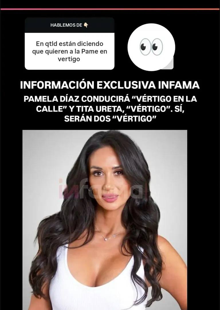 Pamela Díaz a ''Vértigo en la calle''  - Infama