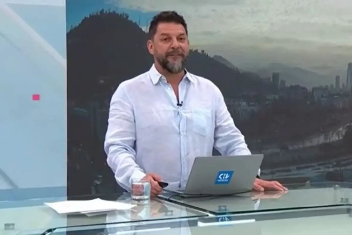 Rafael Cavada vivió un incómodo momento en televisión, Captura