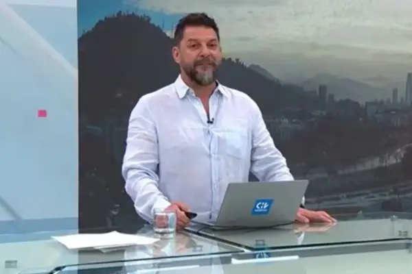Rafael Cavada vivió un incómodo momento en televisión ,Captura