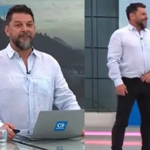 Rafael Cavada esta mañana en Chilevisión ,Captura