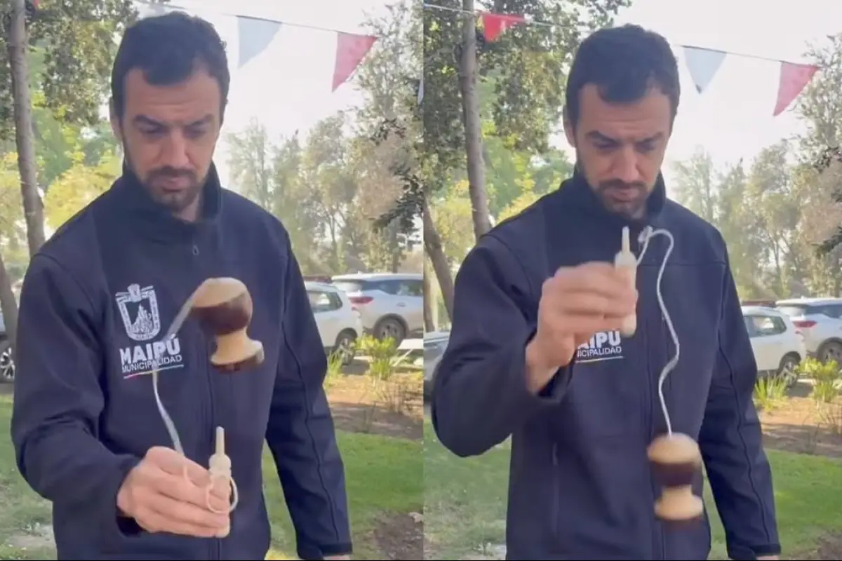 Tomás Vodanovic y viral jugando al emboque, Tomás Vodanovic (Instagram)