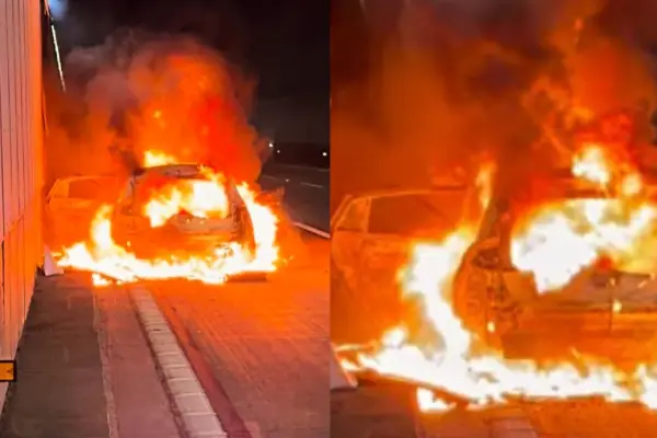 Auto de ex Gran Hermano explotó en plena carretera ,Captura de Instagram | Fernando Altamirano