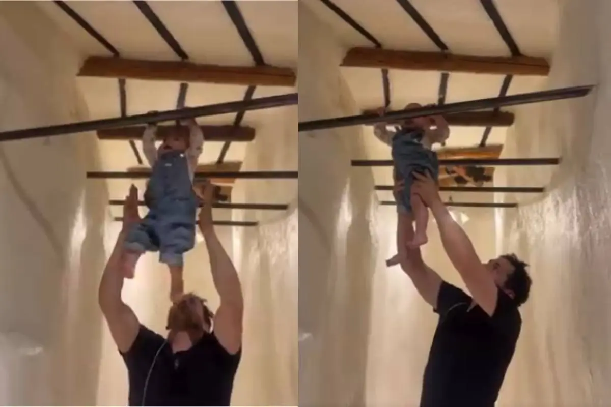 Pangal Andrade y su hija Alanna, Captura de pantalla