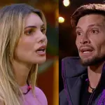 Duro cruce entre Faloon y Luis Mateucci , Mega 