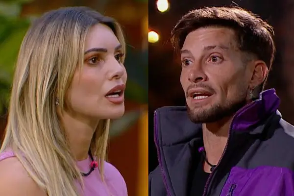 Duro cruce entre Faloon y Luis Mateucci  ,Mega 