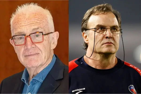 Pedro Carcuro y Marcelo Bielsa ,Archivo