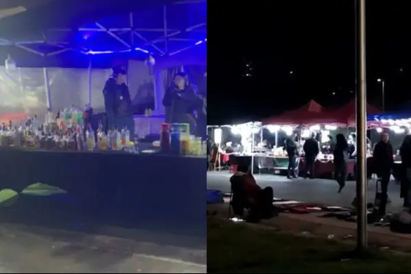 El comercio ambulante que tiene en vilo al Parque O'Higgins ,Redes sociales | X