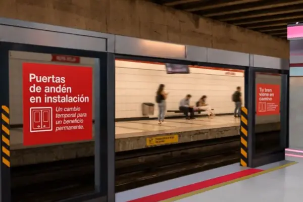 Estación Pajaritos se encuentra en faenas ,Captura