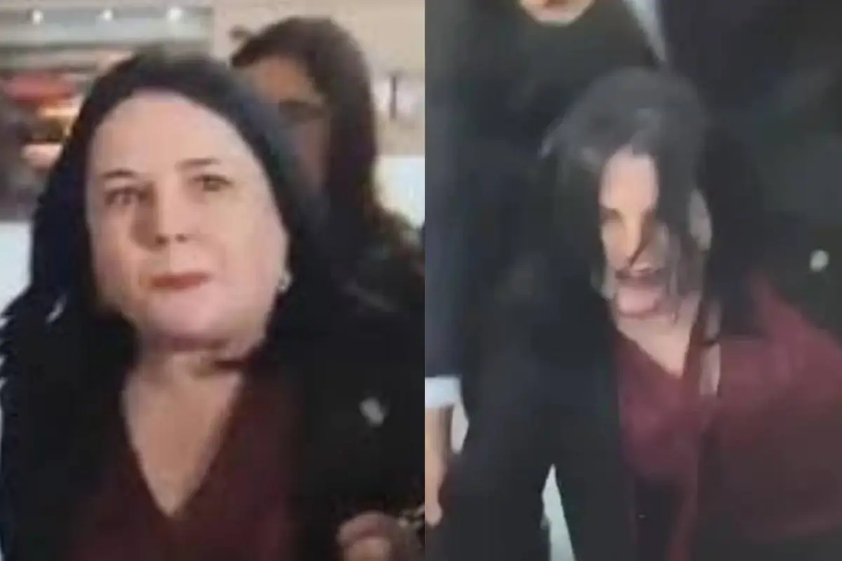 Trinidad Steinert sufrió aparatosa caída, Captura de redes sociales