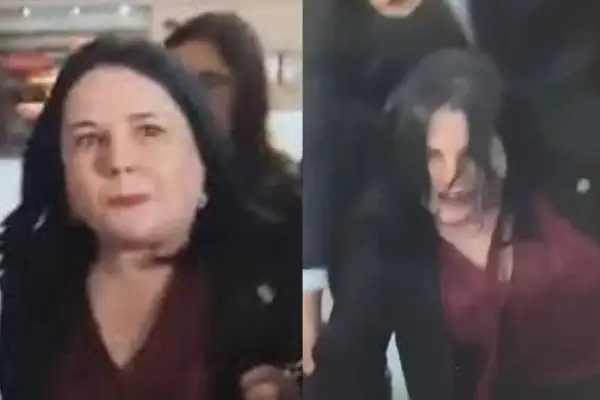 Trinidad Steinert sufrió aparatosa caída ,Captura de redes sociales