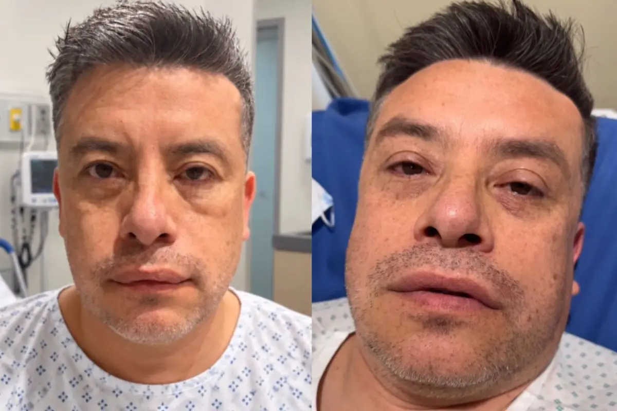 Leandro Martínez fue atendido en urgencia, Captura