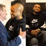 Historia para el pueblo albo: Vidal y Mirko juntos por primera vez, Instagram