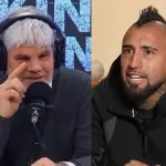 Vidal realizó comentarios en vivo de los partidos de la Roja, Captura
