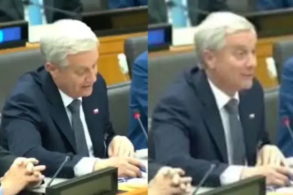 Kast se llena de memes por su pronunciación del inglés ante la ONU ,Captura de redes sociales