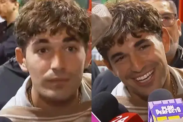 Daniel Farkas en medio de las fondas ,Captura