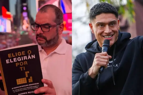 Cesarito destroza libro de Sammis Reyes ,Redes sociales | Referencial