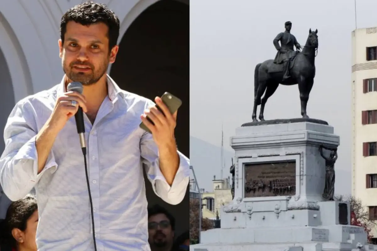 Jaime Bassa y retorno de estatua de Baquedano: ''Es y seguirá siendo Plaza Dignidad'' ,Redes sociales | Referencial
