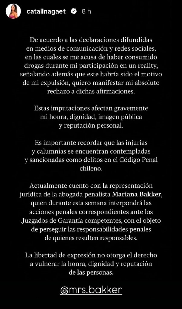 Catalina Gaete - Instagram