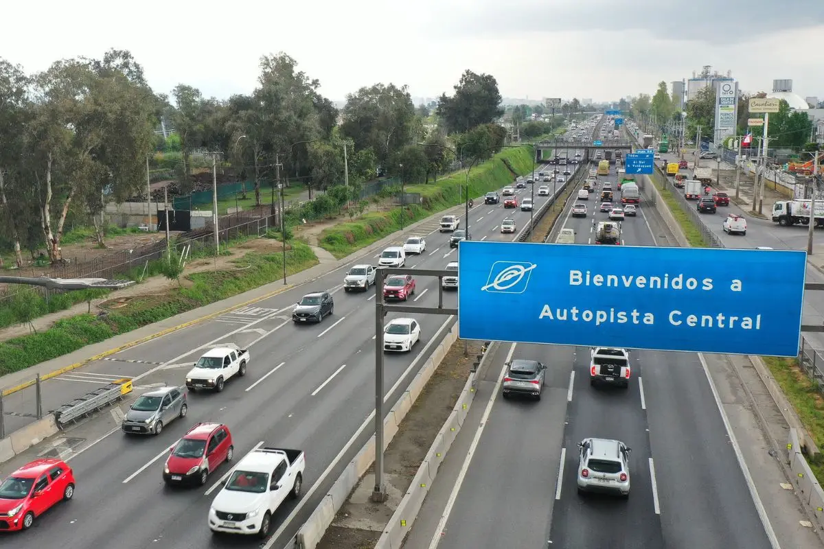Importante rebaja en el valor del TAG en Autopista Central, Cedida