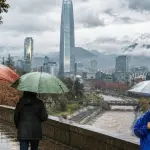 Lluvias, truenos y granizos en la RM, Redes sociales | Referencial