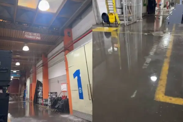 Fuertes lluvias hicieron estragos en Canal 13 ,Cecilia Gutiérrez | Instagram