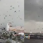 Graves estragos en terminal de buses, Instagram