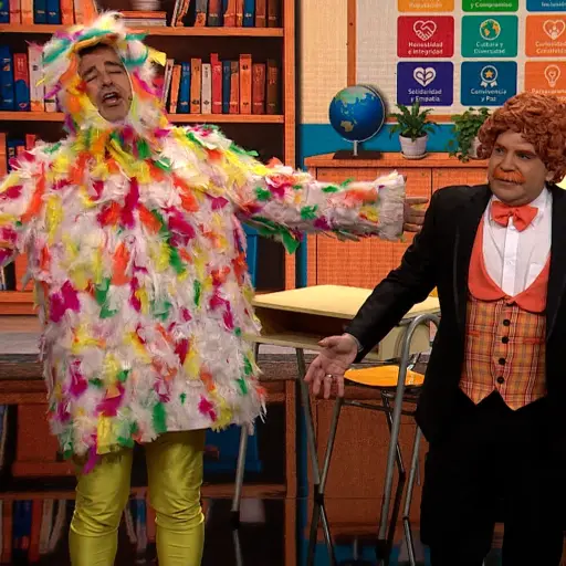 Profesor Salomón y Tutu Tutu se reencontrarán luego de 16 años en el Club de la Comedia ,Cedida | CHV