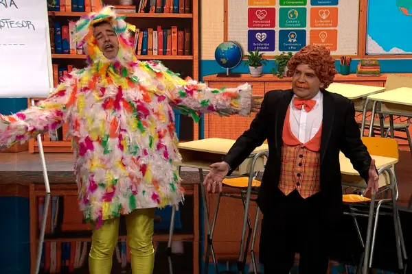 Profesor Salomón y Tutu Tutu se reencontrarán luego de 16 años en el Club de la Comedia ,Cedida | CHV