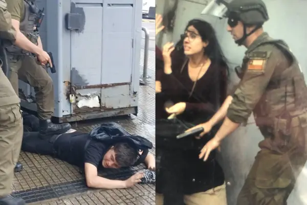 29 personas detenidas en el centro de Santiago ,X