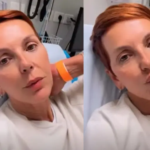 Fran terminó en la clínica con un problema lumbar ,Captura