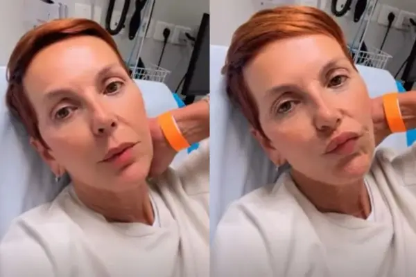 Fran terminó en la clínica con un problema lumbar ,Captura