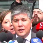 Manuel Monsalve tras la audiencia, Captura de pantalla