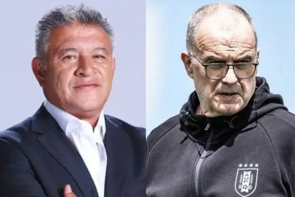 Marcelo Bielsa dirigió a Uruguay en el último Mundial ,Instagram