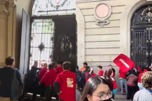Incidentes en casa central de la UC ,Captura