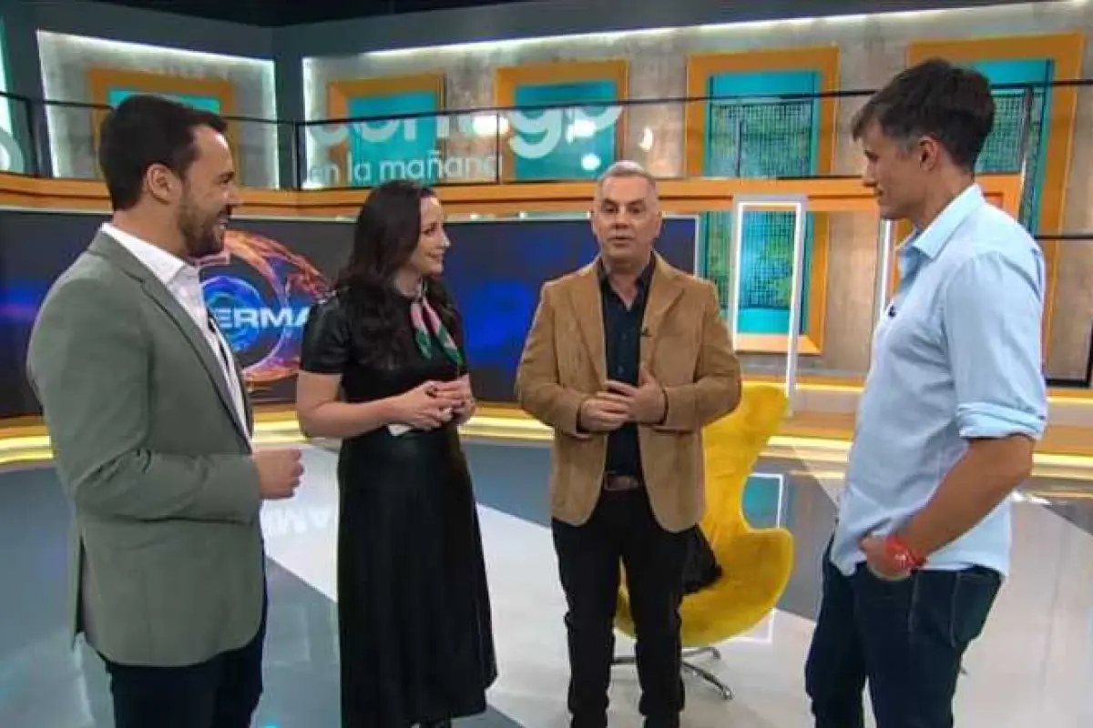 Viñuela fue presentado como nuevo rostro de CHV, Captura | Contigo en la mañana