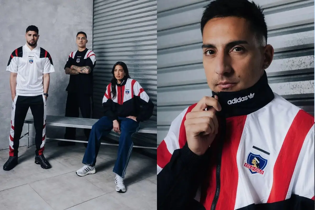 Colo Colo presentó su indumentaria retro, Instagram