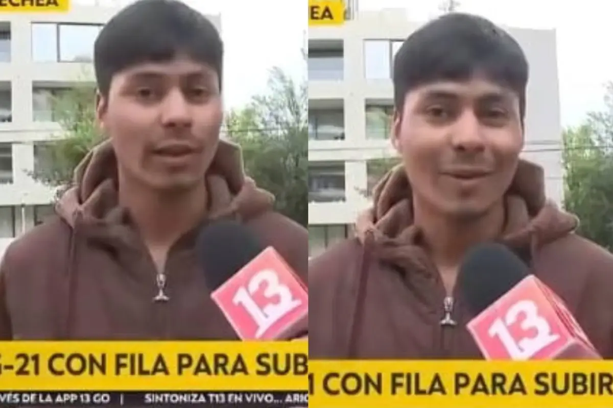 Esquiador temerario quería subir sí o sí a Farellones, Captura | T13