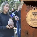 Ánfora apareció en medio del barro en Las Condes, Captura